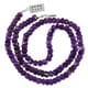 54.45 ctw Amethyst Bead Necklace with Clasp 13.50 inches