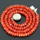 50.70 ctw Carnelian Bead Necklace with Clasp 14.50 inches