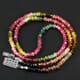25.10 ctw Multi Tourmaline Bead Necklace with Clasp 14.70 inches