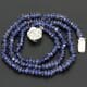 40.20 ctw Iolite Bead Necklace with Clasp 14.75 inches