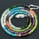 70.27 ctw Multi Stones Bead Necklace with Clasp 19.00 inches