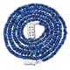 49.75 ctw Blue Sapphire Bead Necklace with Clasp 18.30 inches