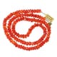61.00 ctw Carnelian Bead Necklace with Clasp 14.25 inches