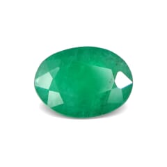 0.93-Carat SI-Clarity Dark Green Zambia Emerald