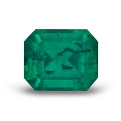 6.28-Carat-Transparent Clarity Dark Green Zambia Emerald