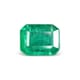 1.65-Carat Transparent-Clarity Dark Green Zambia Emerald