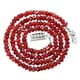 49.05 ctw Garnet Bead Necklace with Clasp 14.50 inches