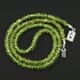 46.45 ctw Peridot Bead Necklace with Clasp 14.50 inches