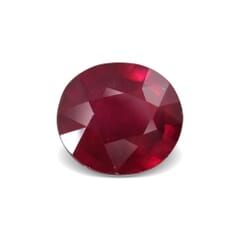 5.72-Carat Eye Clean-Clarity Deep Red Burma Ruby