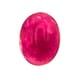 3.35-Carat Not Transparent-Clarity Deep Red Africa Ruby