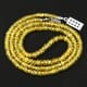 60.55 ctw Yellow Sapphire Bead Necklace with Clasp 19.50 inches