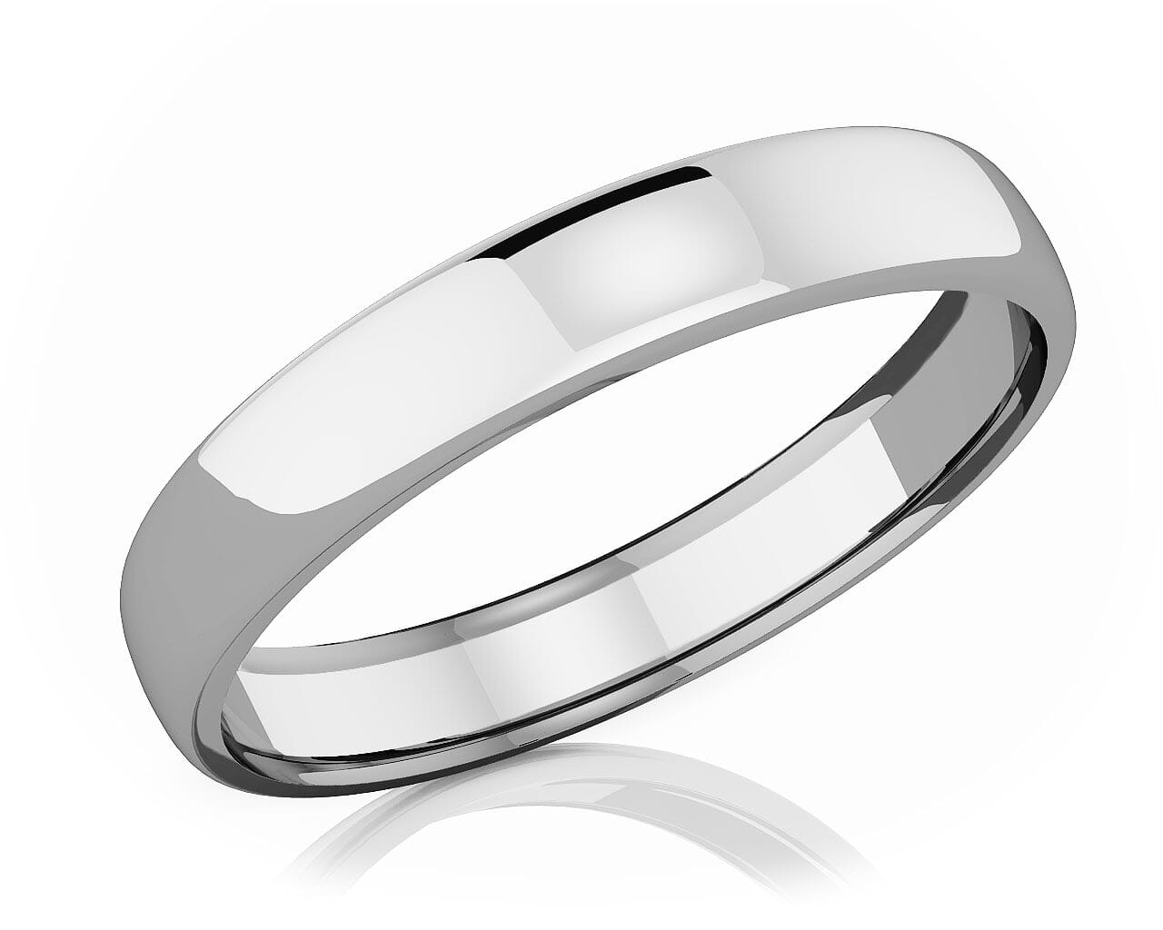 4 mm Comfort Fit Classic Platinum Wedding Band