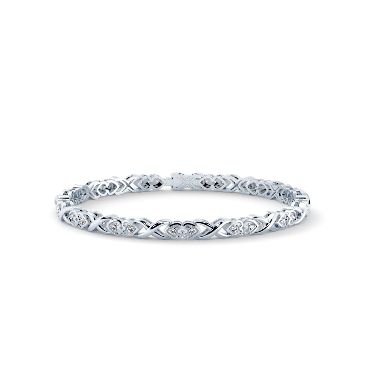 18K Gold and 0.21 carat Diamonds Fashion Bracelet