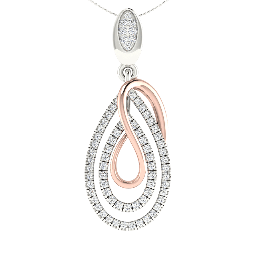 18KT Gold and 0.30 Carat Diamond Pendant