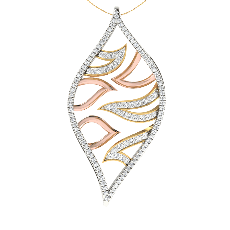 18KT Gold and 0.64 Carat Diamond Pendant