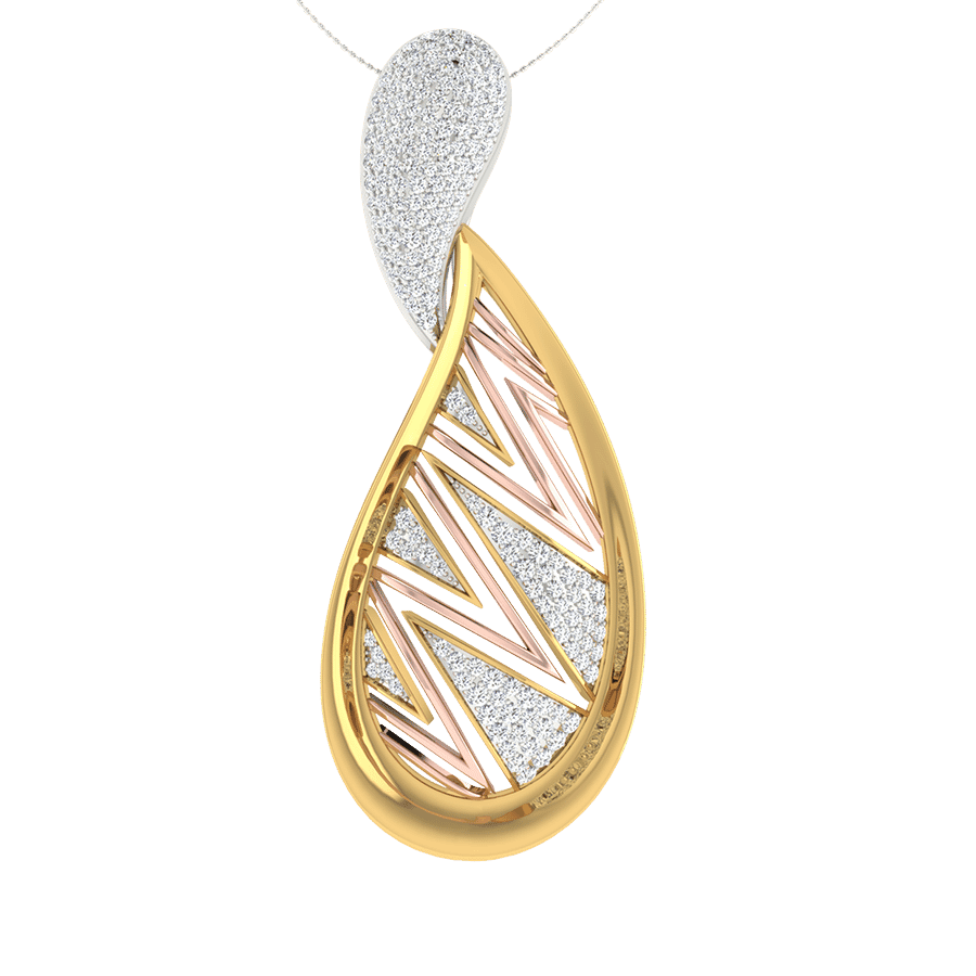18KT Gold and 0.72 Carat Diamond Pendant