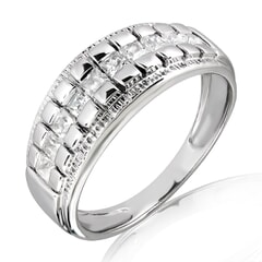 18K Gold and 0.40 Carat E Color VS Clarity Diamond Ring