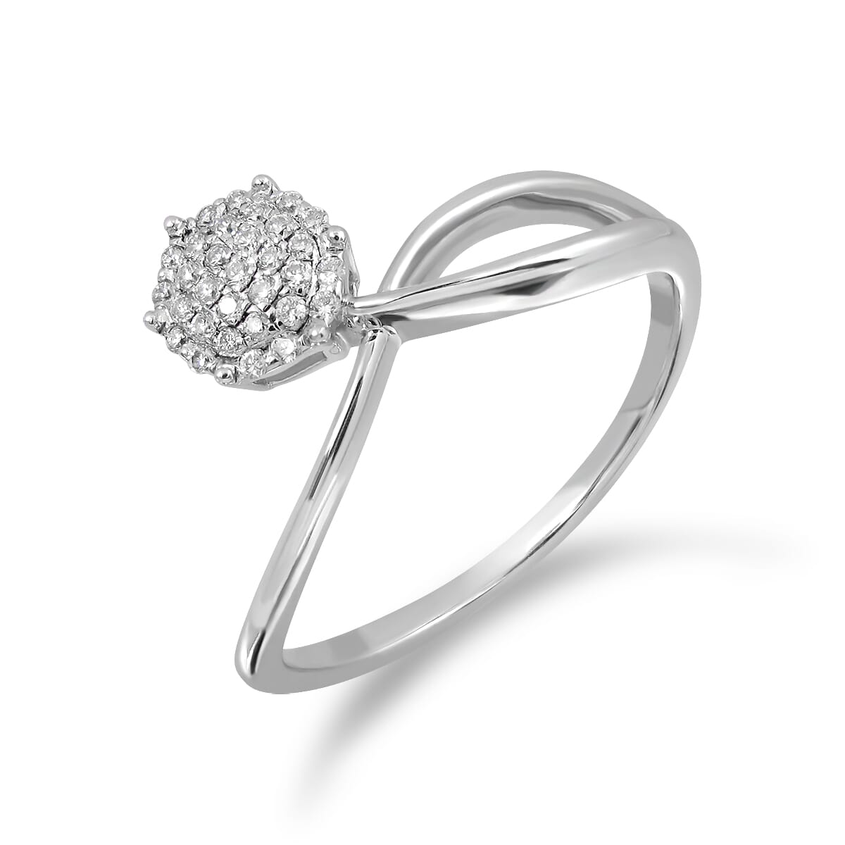 18KT Gold and 0.10 Carat Diamond Promise Ring