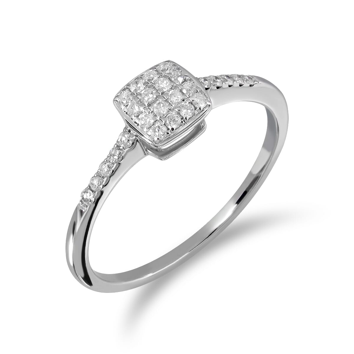 18KT Gold and 0.10 Carat Diamond Promise Ring