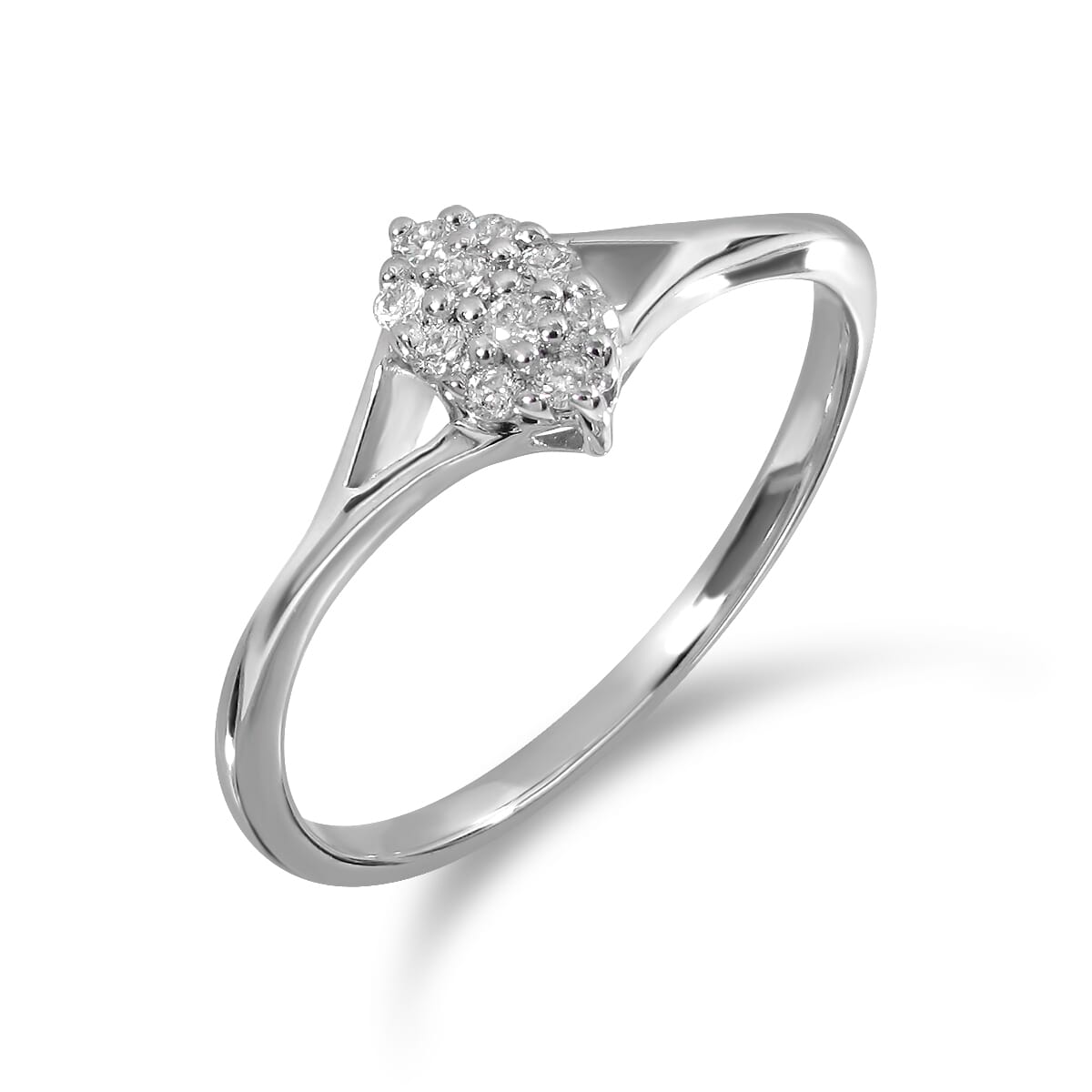 18KT Gold and 0.10 Carat Diamond Promise Ring