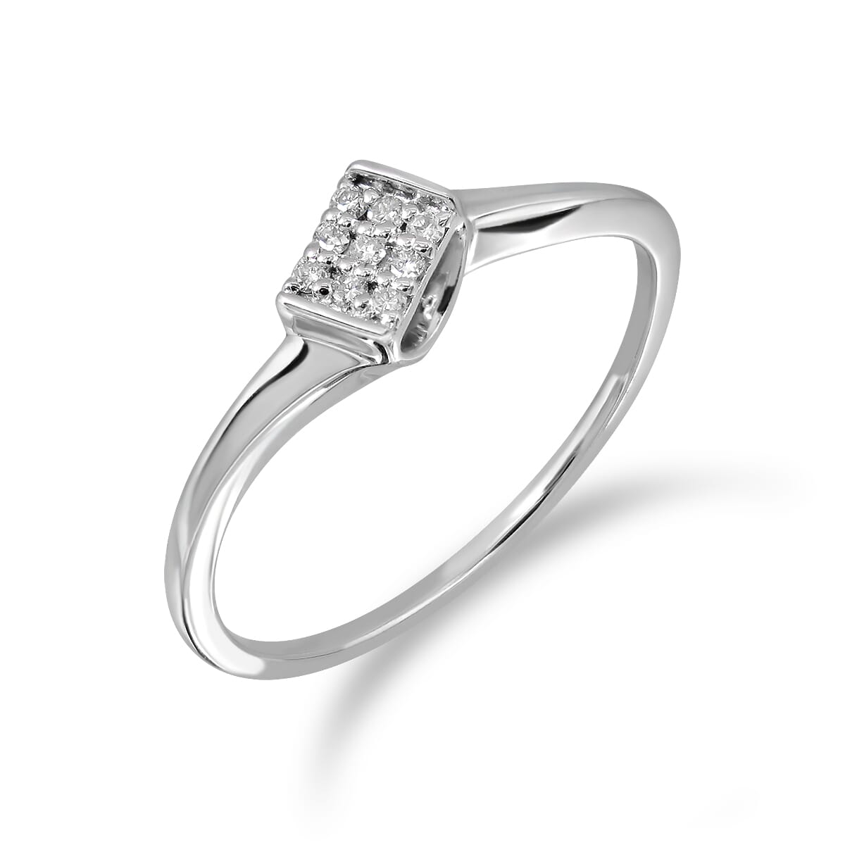 18KT Gold and 0.05 Carat Diamond Promise Ring