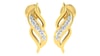 18KT Gold and 0.10 Carat Diamond Earrings