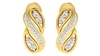 18KT Gold and 0.19 Carat Diamond Earrings