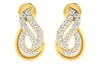 18KT Gold and 0.28 Carat Diamond Earrings