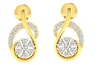 18KT Gold and 0.20 Carat Diamond Earrings