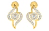 18KT Gold and 0.27 Carat Diamond Earrings