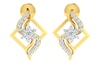 18KT Gold and 0.21 Carat Diamond Earrings