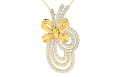 18KT Gold and 0.67 Carat Diamond Pendant