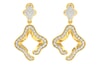 18KT Gold and 0.73 Carat Diamond Earrings