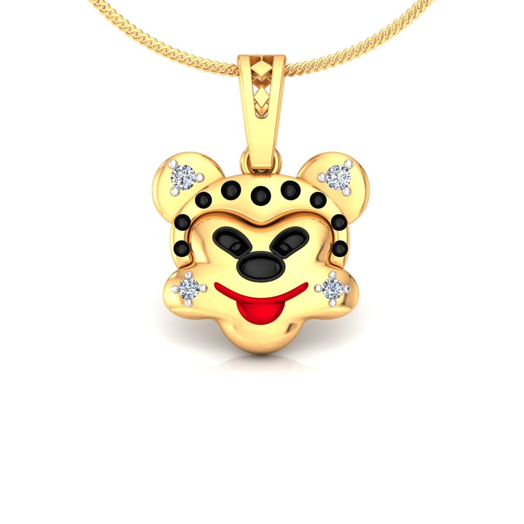 18KT Gold and 0.05 Carat Diamond Pendant