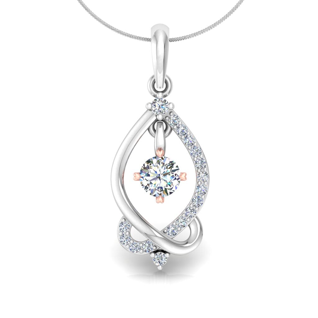 gia certified diamond pendant