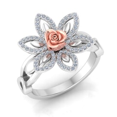 0.33 Carat Diamond Gold Ring