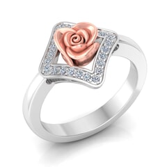 0.05 Carat Diamond Gold Ring