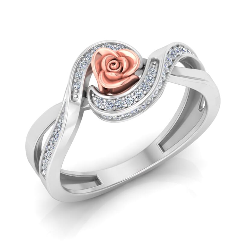 0.20 Carat Diamond Gold Ring