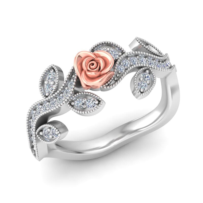 0.23 Carat Diamond Gold Ring