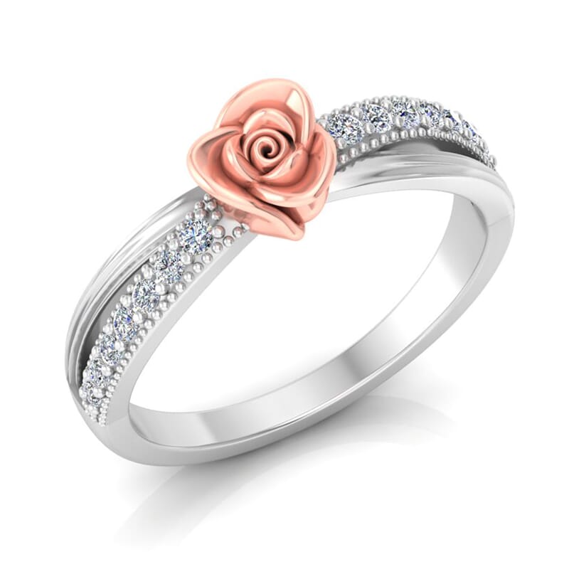 0.20 Carat Diamond Gold Ring