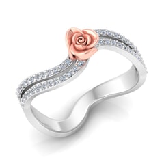 0.20 Carat Diamond Gold Ring