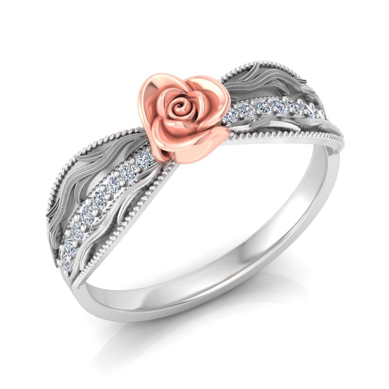 0.15 Carat Diamond Gold Ring