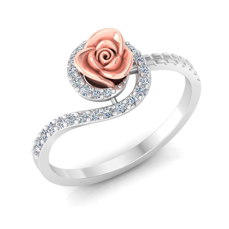 0.25 Carat Diamond Gold Ring