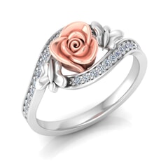 0.23 Carat Diamond Gold Ring