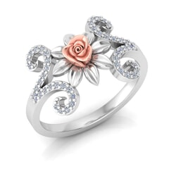 0.20 Carat Diamond Gold Ring