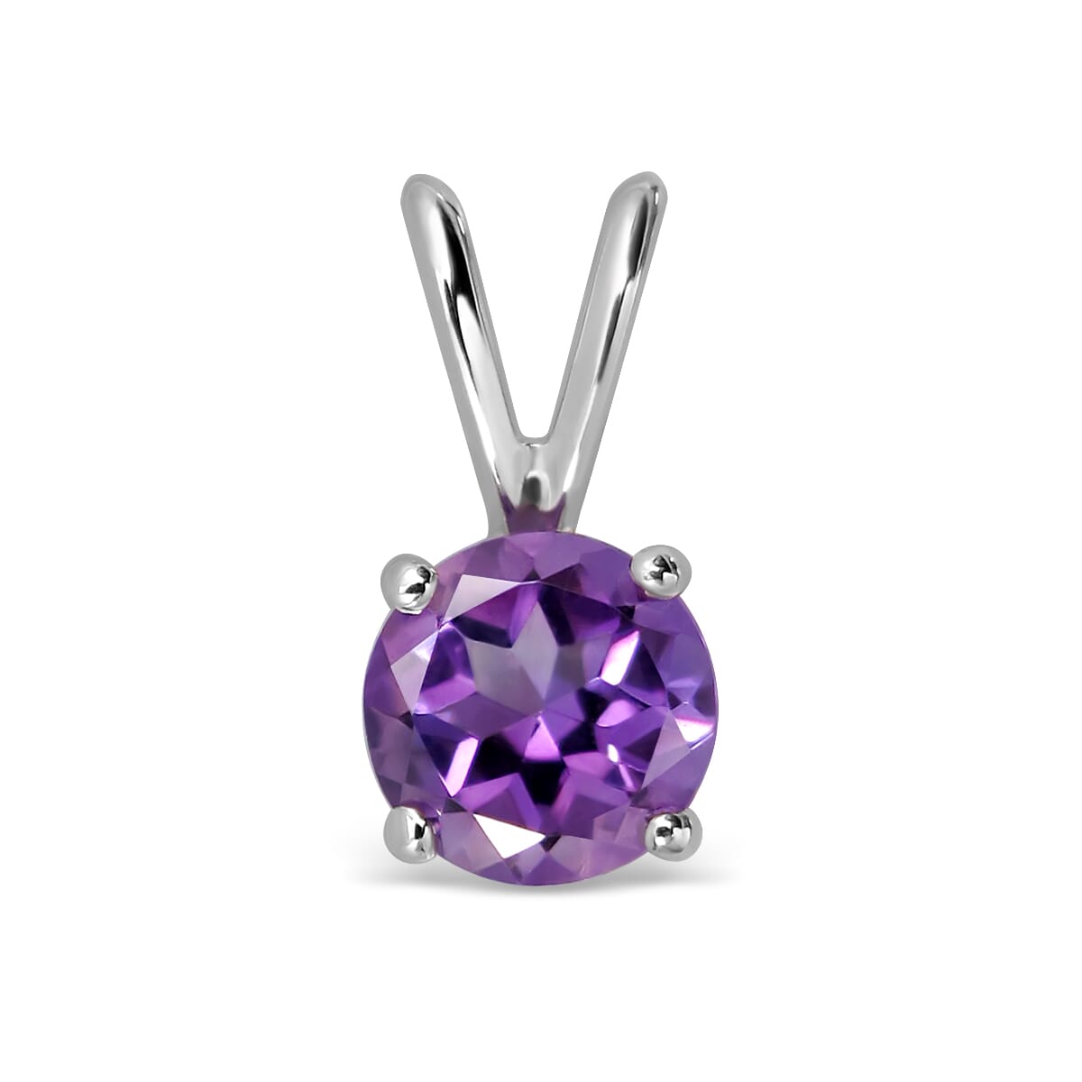 14K Gold Amethyst Pendant