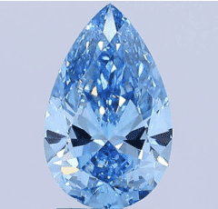 2.01-Carat Fancy Vivid Blue-Color VS1-Clarity Certified Lab Diamond