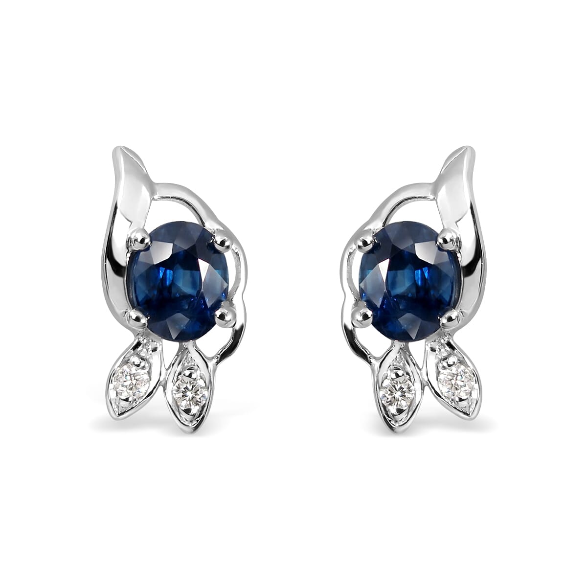 14K Gold Sapphire Earrings