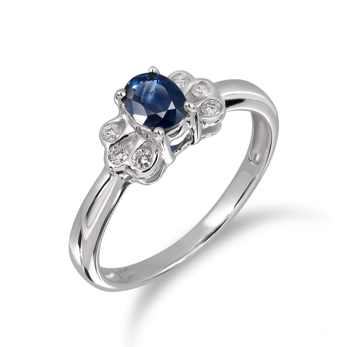 14K Gold Sapphire Ring