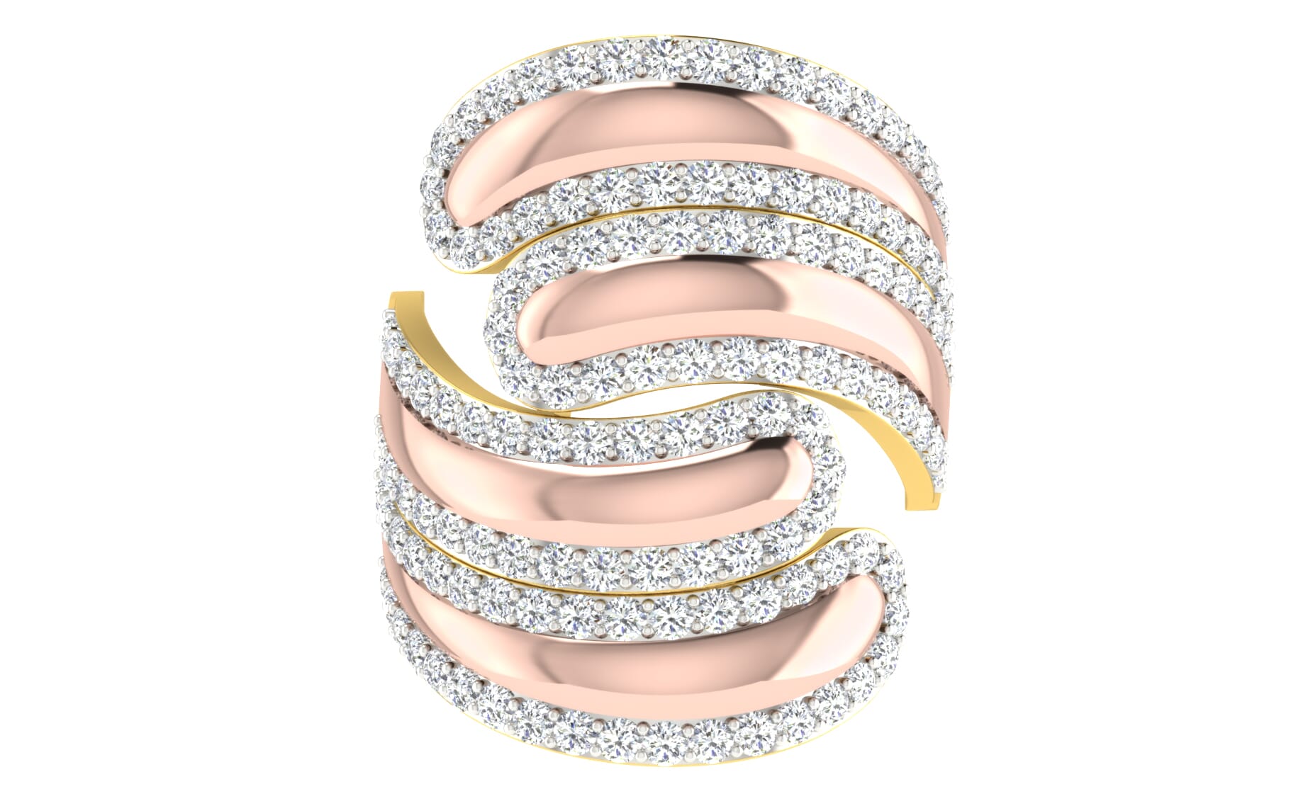 18KT Gold and 2.00 Carat F Color VS Clarity Diamond Ring